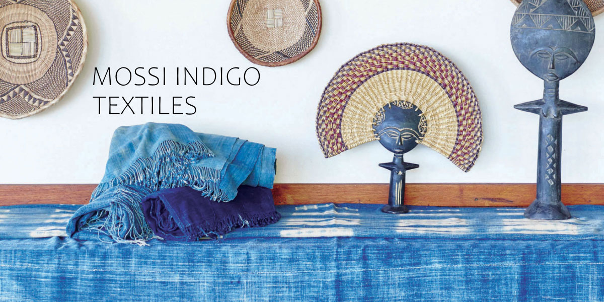 モシ族藍染め布｜アフリカの素朴な民族布｜マライカ公式通販
