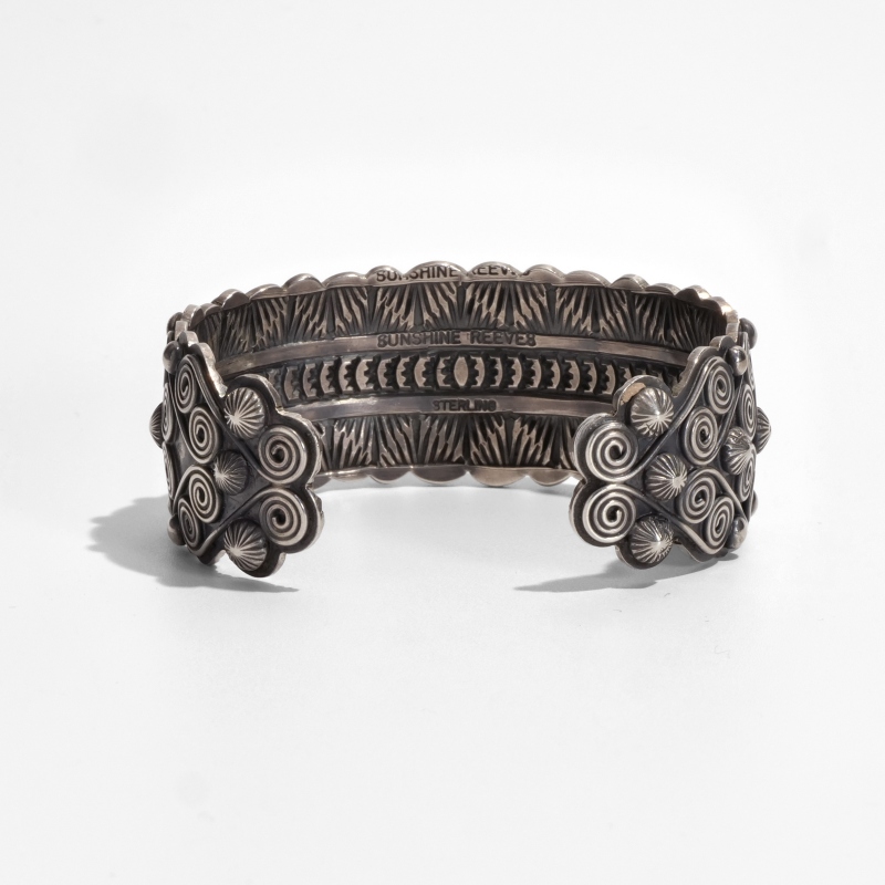 サンシャインリーブス　バングル 135mm サンシャインリーブス ワイヤーワーク×裏スタンプ バングル