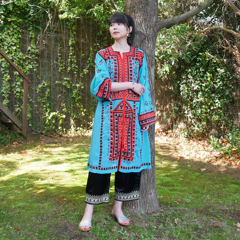 バローチ族民族衣装 羽織り E｜マライカ公式通販