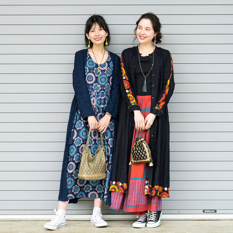 NEW 柄切替えがポイントのワンピース2タイプが入荷!!