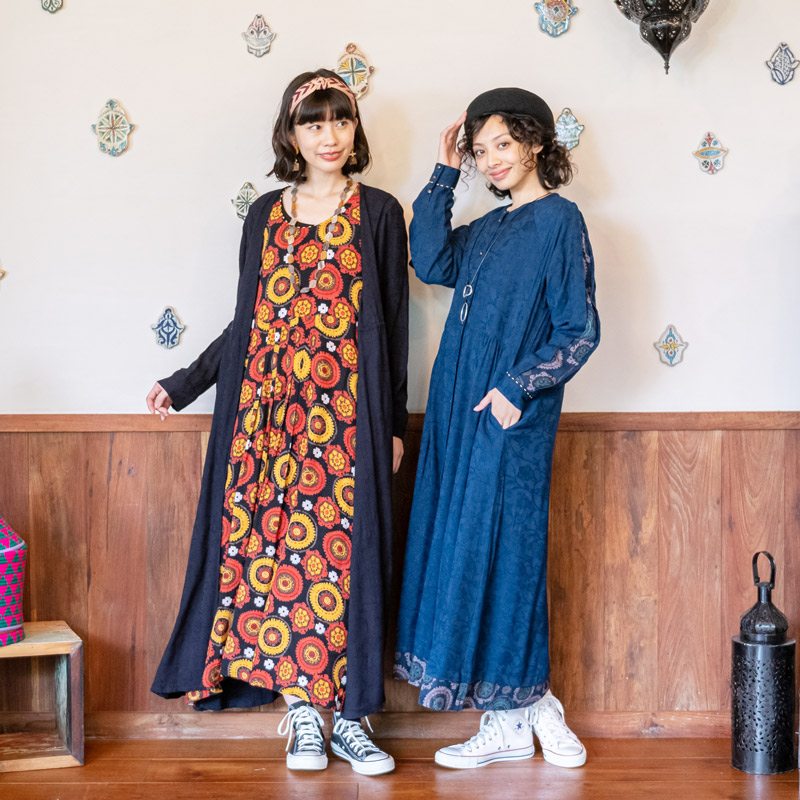 NEW 柄切替えがポイントのワンピース2タイプが入荷!!