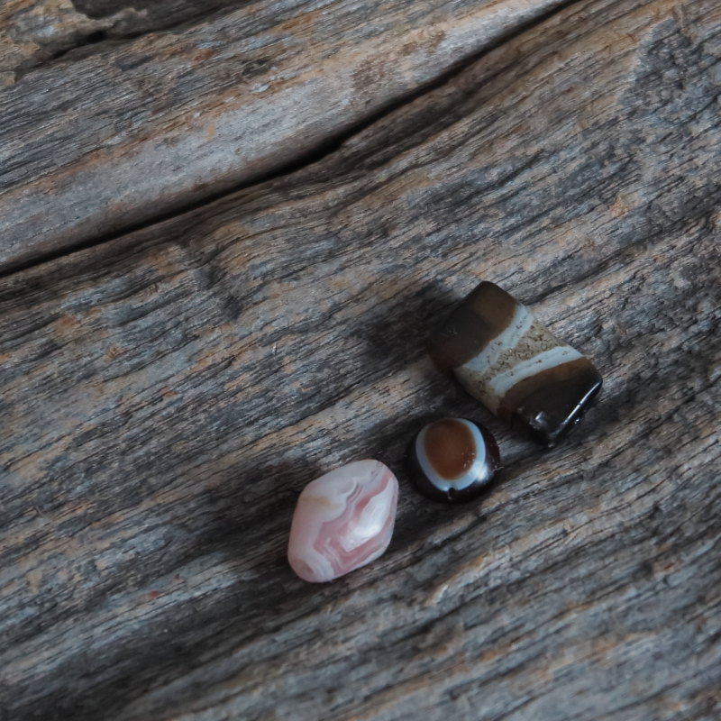 古代アイアゲートビーズ【Ancient Eye Agate beads（Luk mik