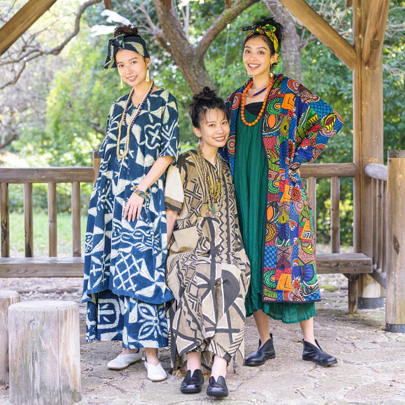 MALAIKA マライカ　イボ族ワンピース コットンイボ族ワンピース｜マライカ公式通販