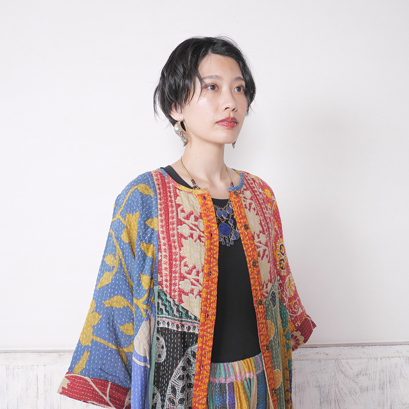 薄手コットングドゥリーロングコート ｜マライカ公式通販