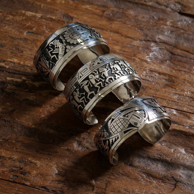 143mm ベラタワホングバ オーバーレイ バングル ハチドリ｜マライカ