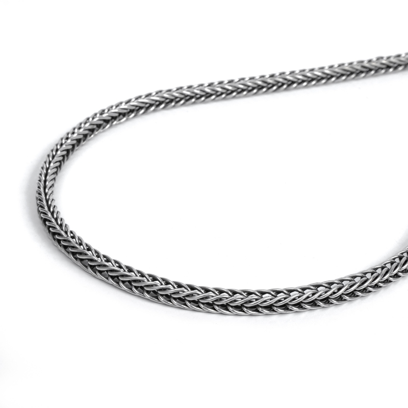 53.5cm スティーブアルビソ ダブルマネーチェーンS ネックレス