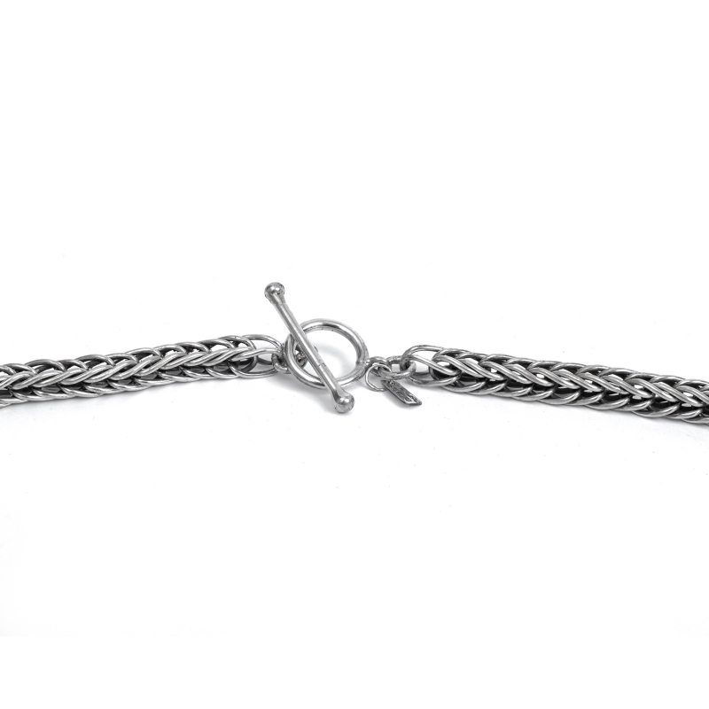 53.5cm スティーブアルビソ ダブルマネーチェーンS ネックレス