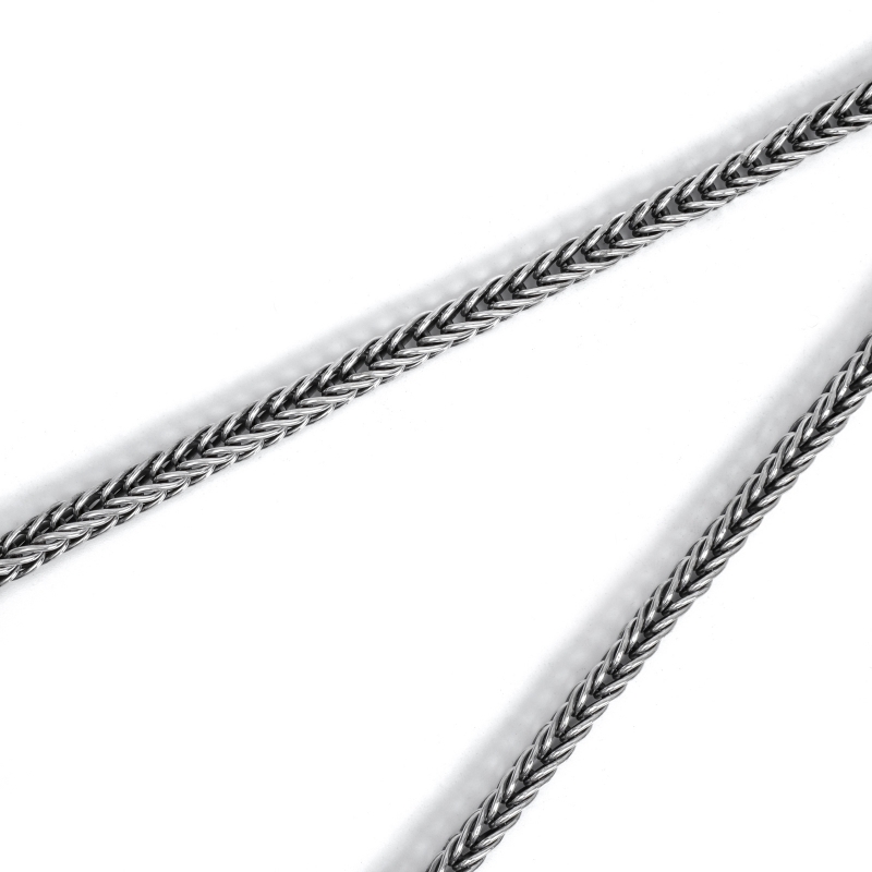 58.5cm スティーブアルビソ ダブルマネーチェーンS ネックレス