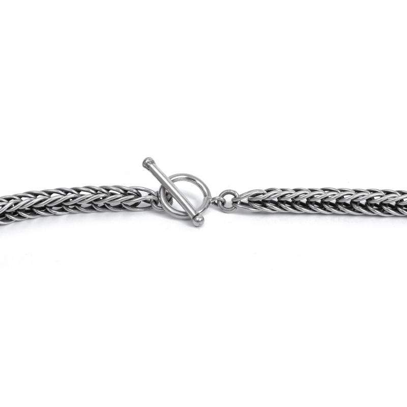 64.5cm スティーブアルビソ ダブルマネーチェーンS ネックレス