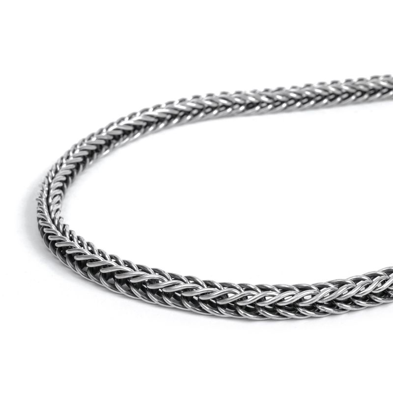 53.5cm スティーブアルビソ ダブルマネーチェーンM ネックレス