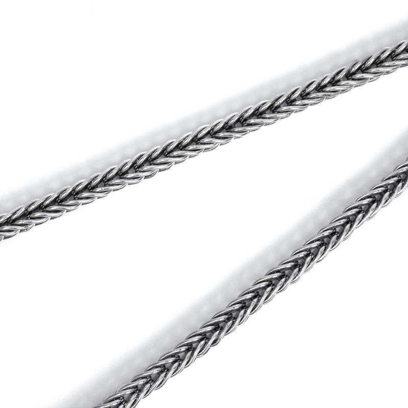 53.5cm スティーブアルビソ ダブルマネーチェーンM ネックレス