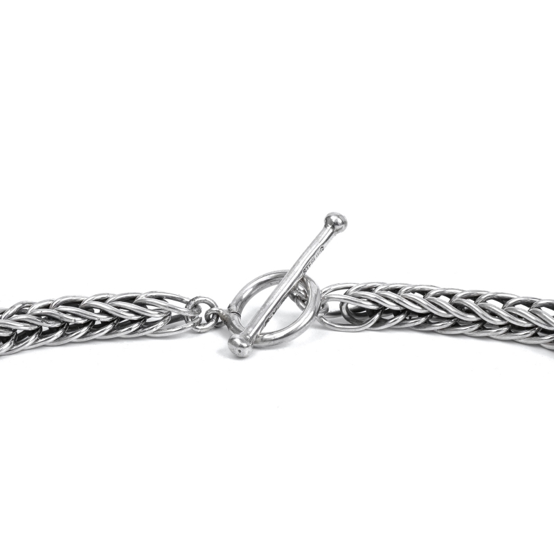 53.5cm スティーブアルビソ ダブルマネーチェーンM ネックレス