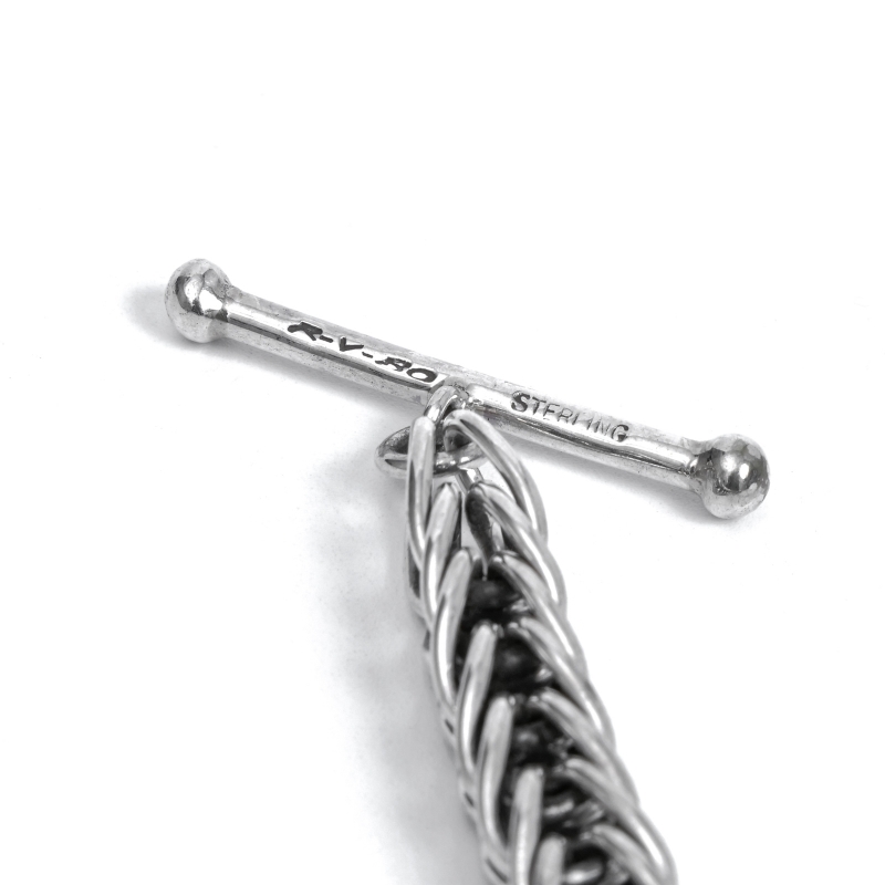 53.5cm スティーブアルビソ ダブルマネーチェーンM ネックレス