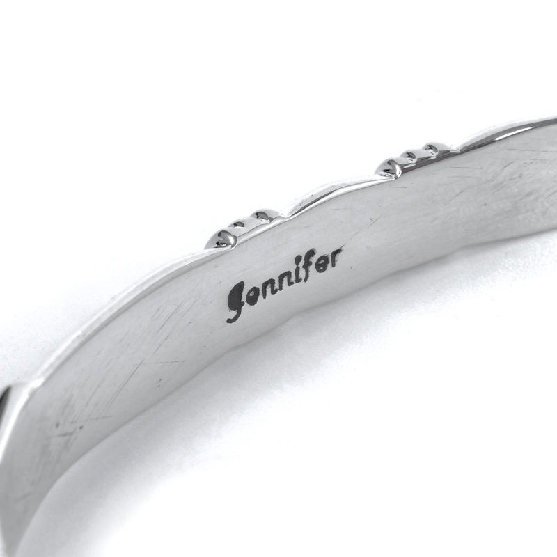 Jennifer Curtis ジェニファーカーティス ハーフラウンドバングル 134mm ジェニファーカーティス ハーフラウンド バングル