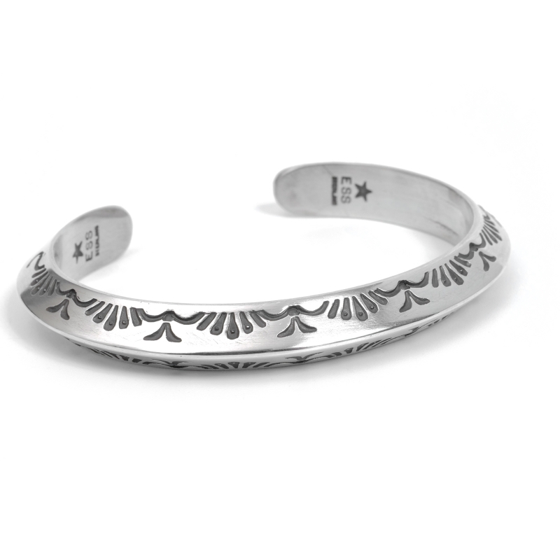 155mm エディソンサンディスミス トライアングル スタンプバングル