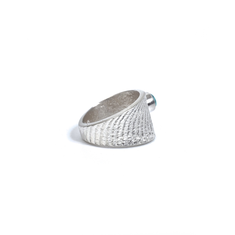 ダリルビゲイ シルバー インディアンジュエリー ローンマウンテン リング 12号 ダリルディーンビゲイ ローンマウンテン×カトルフィッシュ