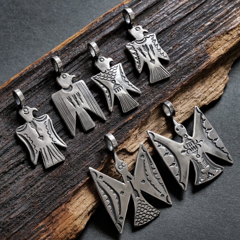 シルバー ペンダント インディアンジュエリー　マライカ　希少デルバードバンデバー シルバー ペンダント インディアンジュエリー マライカ 希少デルバード