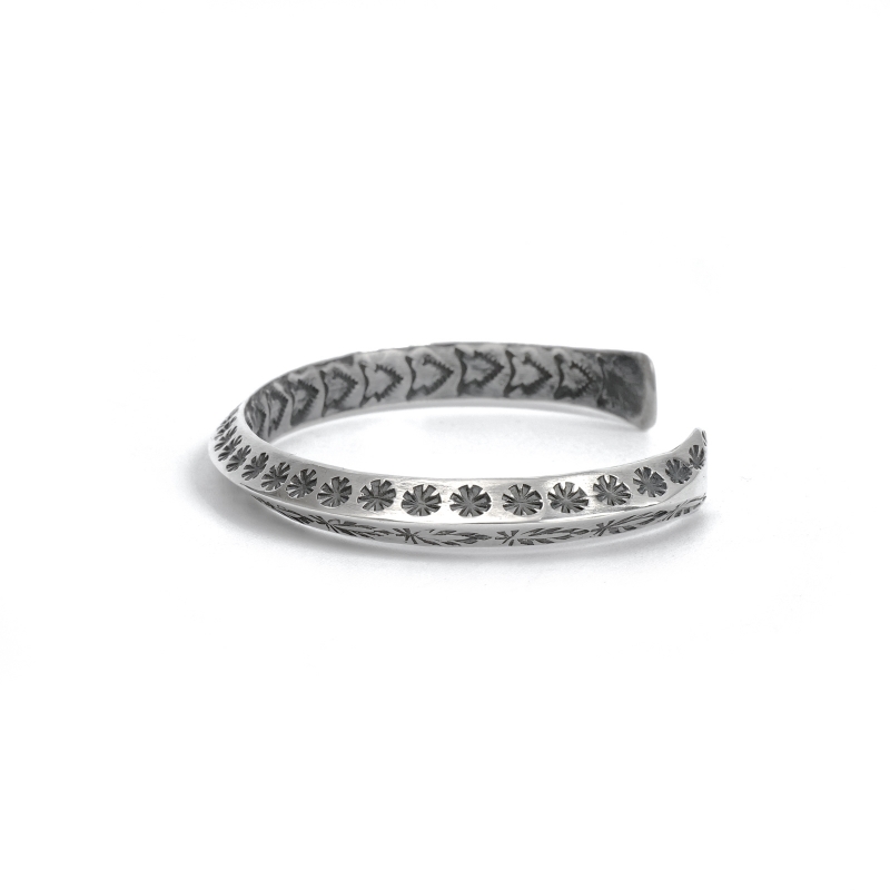 141mm サンシャインリーブス トライアングル 3面スタンプ バングル