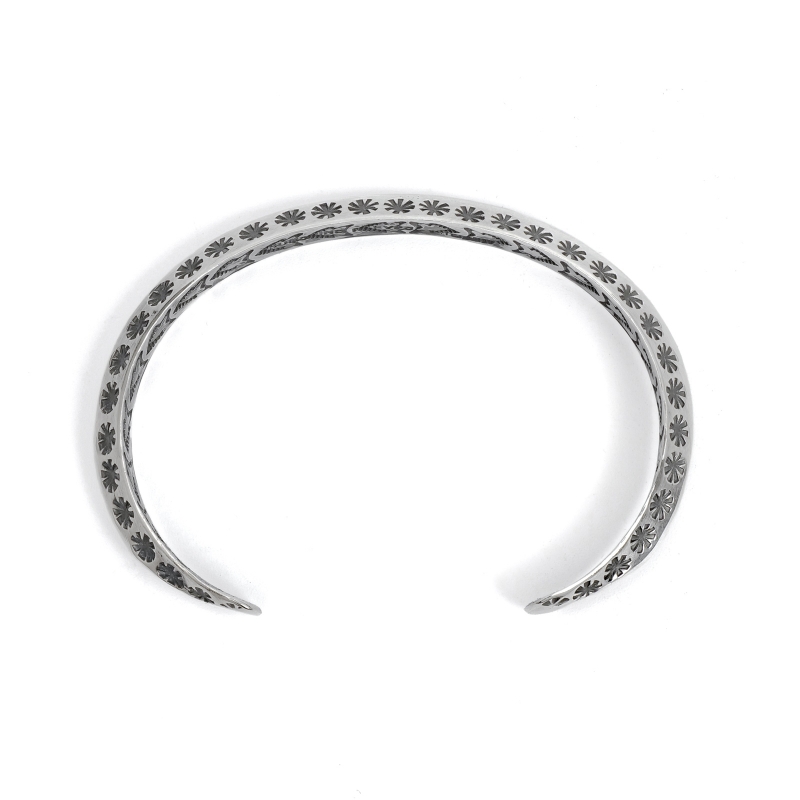 141mm サンシャインリーブス トライアングル 3面スタンプ バングル