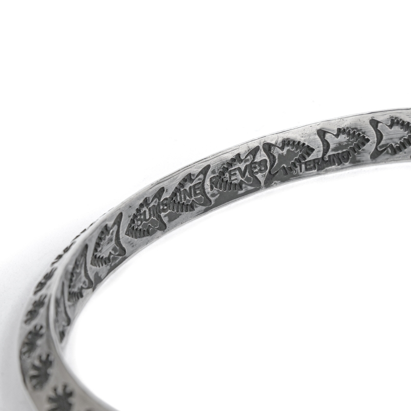 141mm サンシャインリーブス トライアングル 3面スタンプ バングル