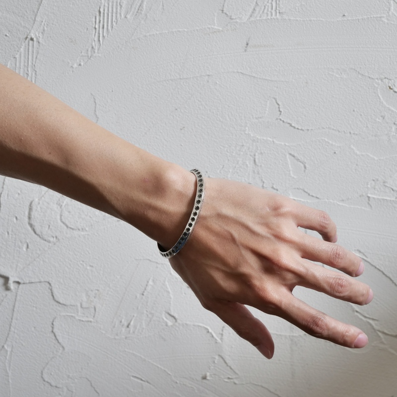 141mm サンシャインリーブス トライアングル 3面スタンプ バングル