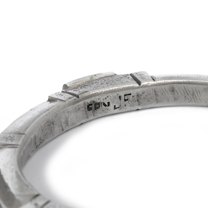 134mm ジョックフェーバー コインシルバー フォックス バングル 134mm ジョックフェーバー コインシルバー フォックス バングル