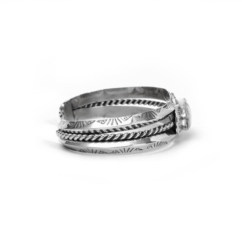 140mm アーノルドグッドラック ホワイトバッファロー バングル