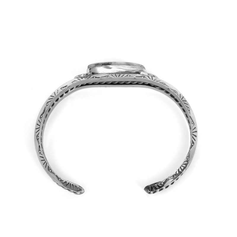 ☆サンシャインリーブス☆ バングル ホワイトバッファロー シルバー925