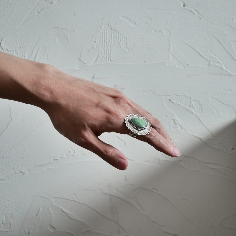 美品  アーノルドグッドラック   ターコイズ RING アーノルドグッドラック ターコイズリング 18号 | ASIATO