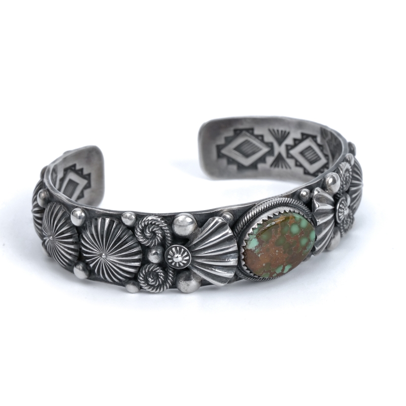 デルバートゴードン パイロットマウンテン バングル　ナバホ/Navajo 150mm デルバートゴードン パイロットマウンテン×裏スタンプ バングル