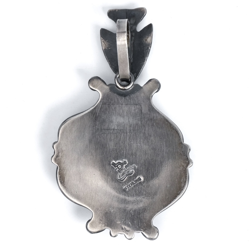 シルバー ペンダント インディアンジュエリー　マライカ　希少デルバードバンデバー デルバートゴードン モレンシ ビッグペンダント｜マライカ公式通販