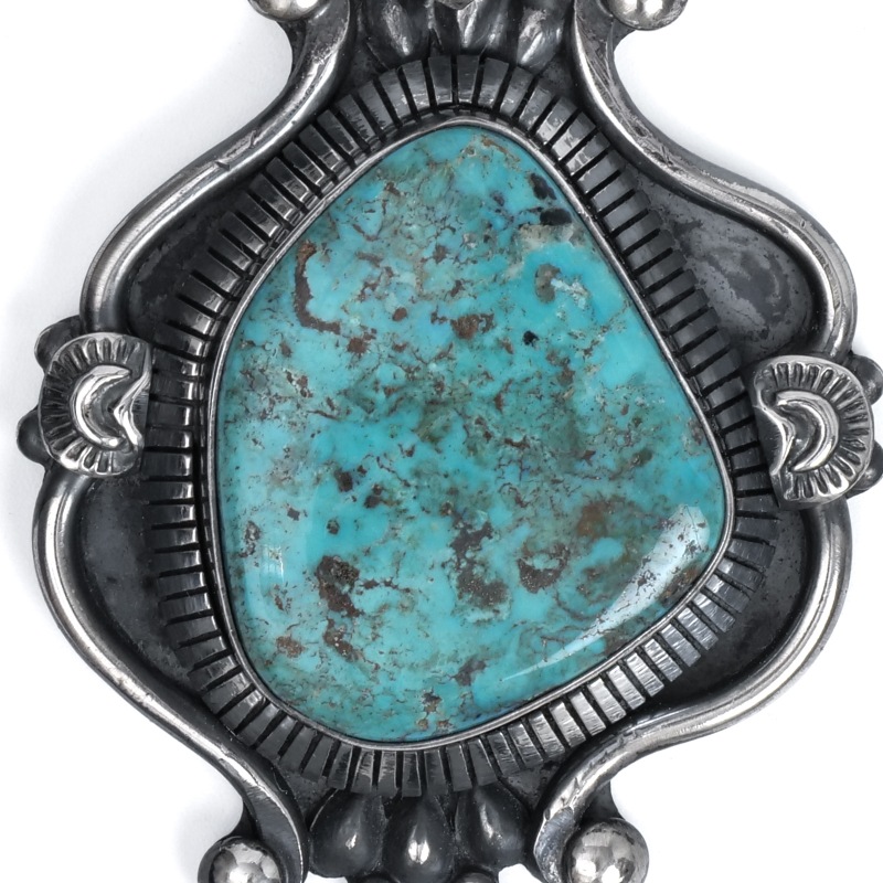 シルバー ペンダント インディアンジュエリー　マライカ　希少デルバードバンデバー Delbert Gordonデルバートゴードンのインディアンジュエリー