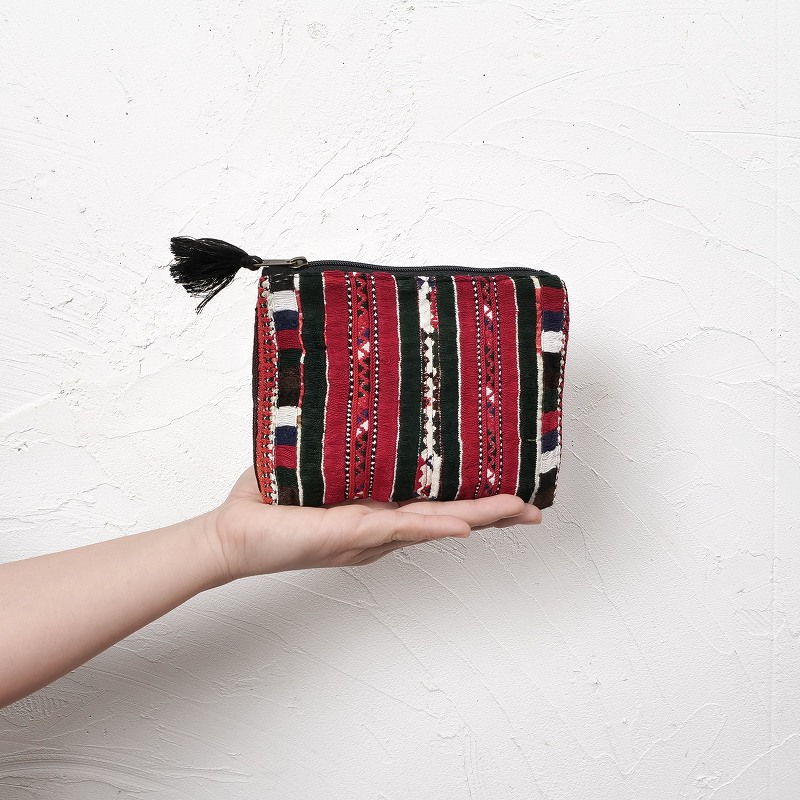アフガニスタン古布ポーチ 【メール便可】｜マライカ公式通販