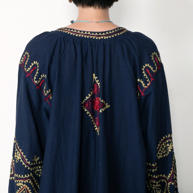 マラヤンぺジョースキー⭐︎スカル刺繍ワンピース チェーン刺繍ワンピース｜マライカ公式通販