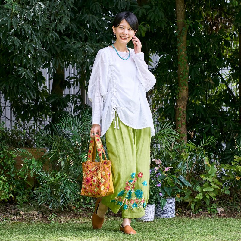 50%OFF アリ刺繍パンツ｜マライカ公式通販