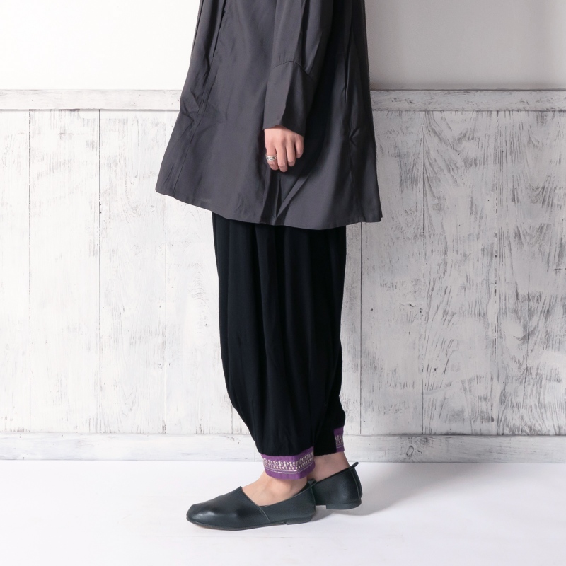日本製 Mximilian マキシミリアン コットンサルエルパンツ marai サルエルパンツ サルエル パンツ ジョガーパンツ アジアン