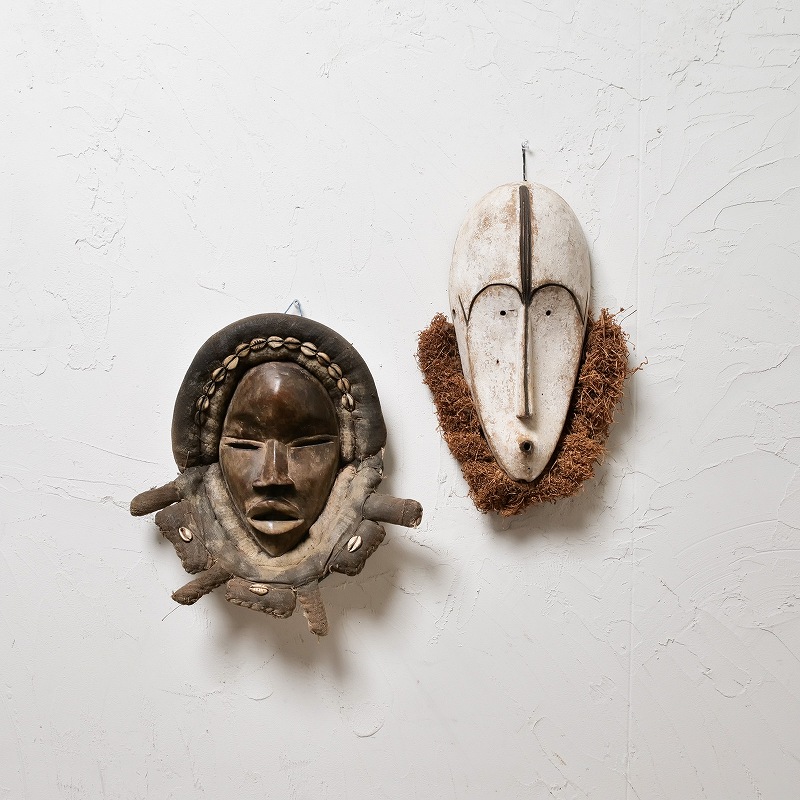 NEW アフリカ仮面 2種