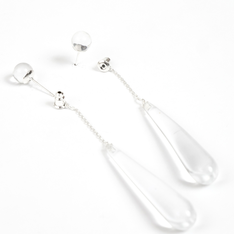Harraca クリアドロップピアス クリアドロップ ピアス：ISS（イズ） - gargle online