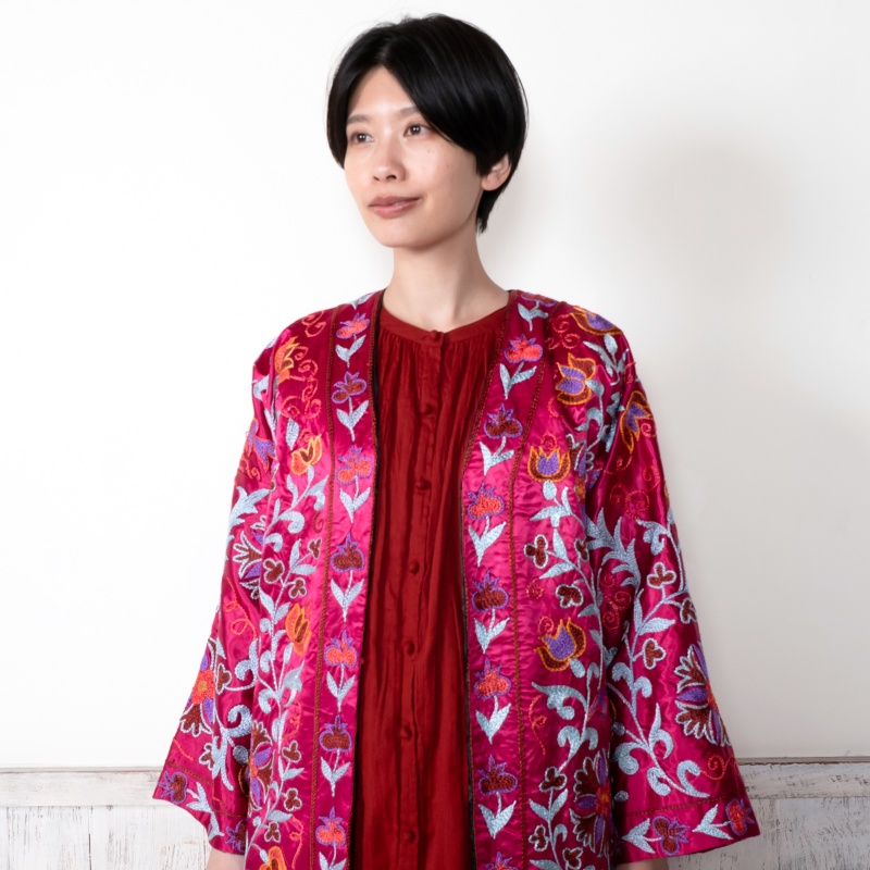 スザニ刺繍　ジャケット スザニ刺繍ジャケット L｜マライカ公式通販
