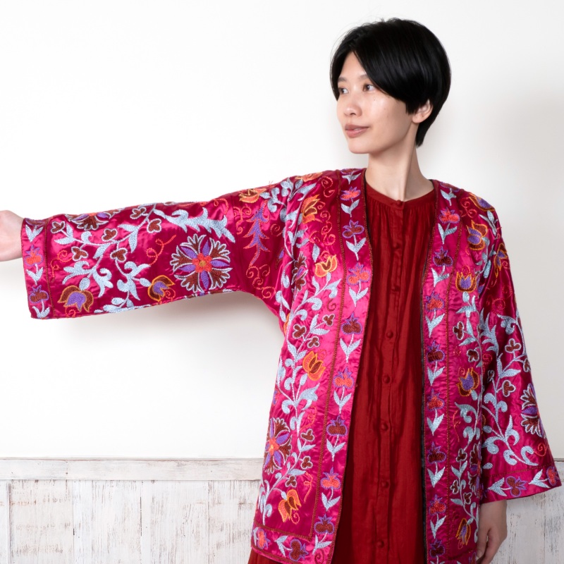 スザニ刺繍　ジャケット スザニ刺繍ジャケット L｜マライカ公式通販