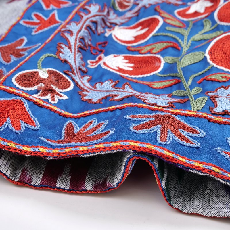 ミルクメグミ 1点もの ヴィンテージ カンタキルト ジャケット スザニ刺繍 スザニショートジャケット｜マライカ公式通販