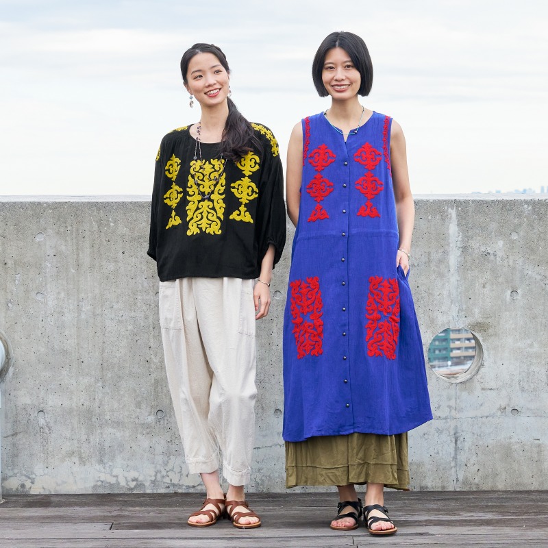チェーン刺繍プルオーバー｜マライカ公式通販