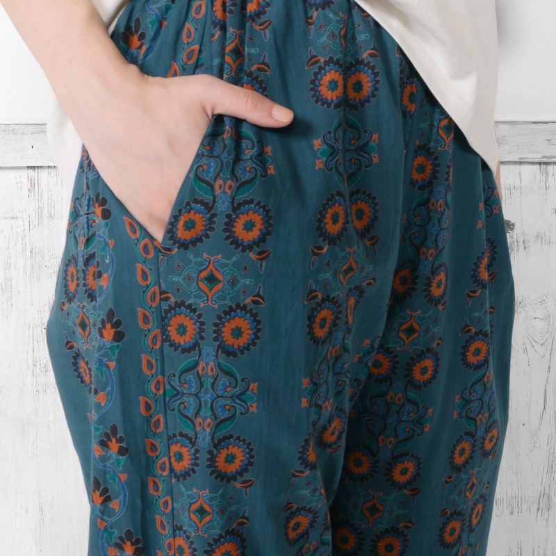 【美品】イザベルマランエトワール フラワープリントパンツ コットン100% ISABEL MARANT ETOILE LOZ コットンフラワープリント フリルミニ