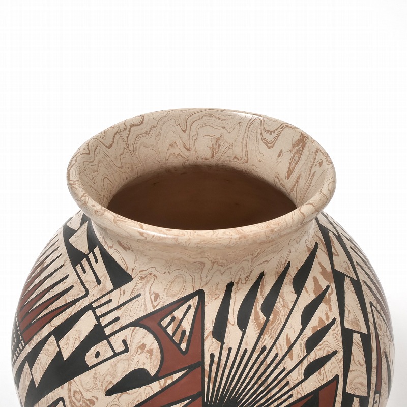 古陶磁器2品motokeiko様 マタ・オルティス陶器 by Oscar Quezada マーブル 壺｜マライカ