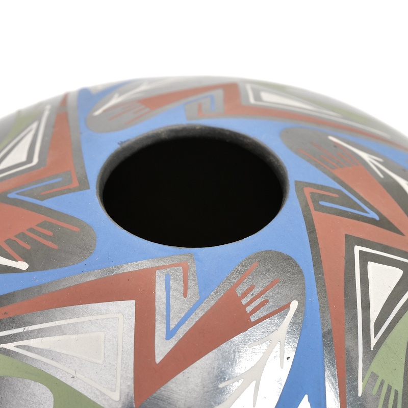 古陶磁器2品motokeiko様 堆磁釉彩蔦文陶筥（2006） | 神農 巌 陶芸作家 オフィシャルサイト