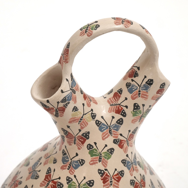 マタ・オルティス陶器 by Celia Lopez 蝶 ウェディングベース