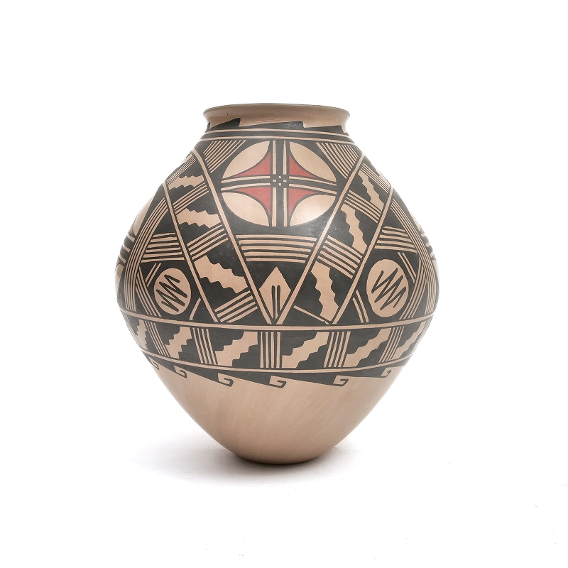 陶器 マタ・オルティス陶器 トラディショナル柄 壺｜マライカ公式通販
