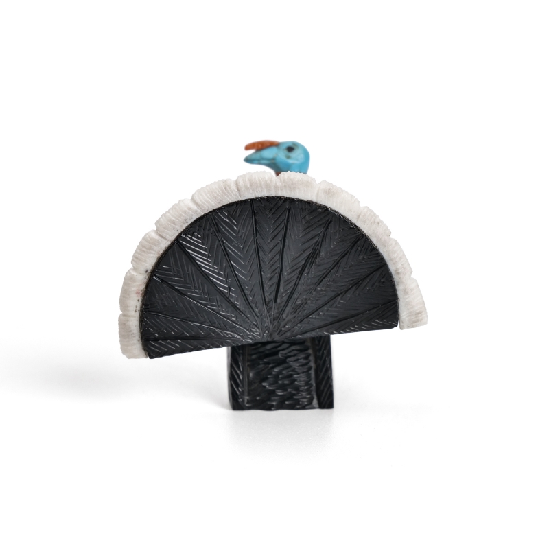 インディアンフェティッシュ 七面鳥 アーティストサイン入り｜マライカ