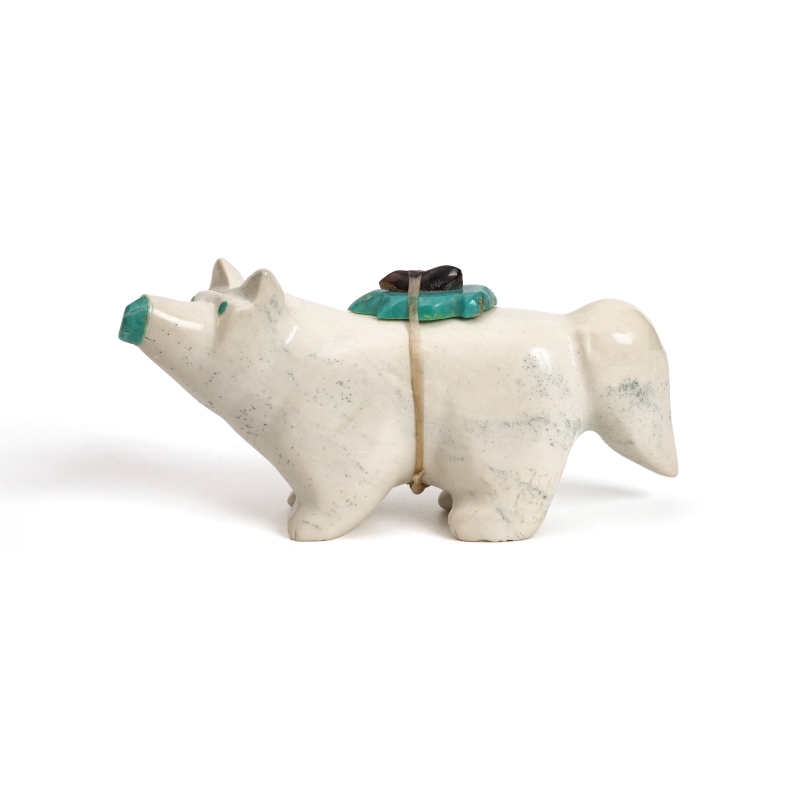 インディアンフェティッシュ オオカミ ホワイト｜マライカ公式通販