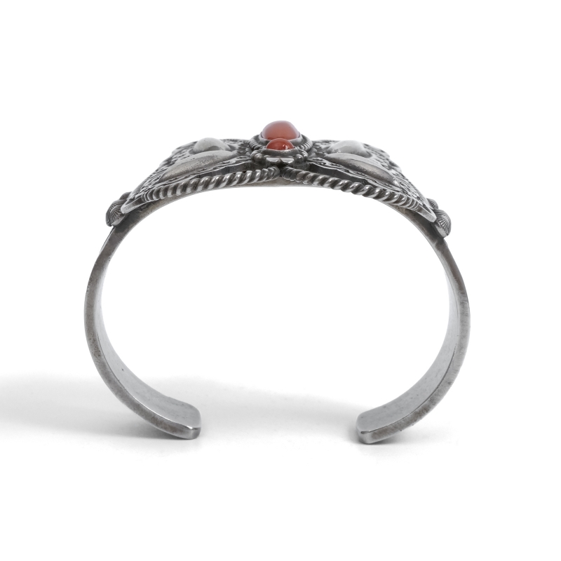 132mm ハーマンスミス クラシックバタフライ×コーラル バングル